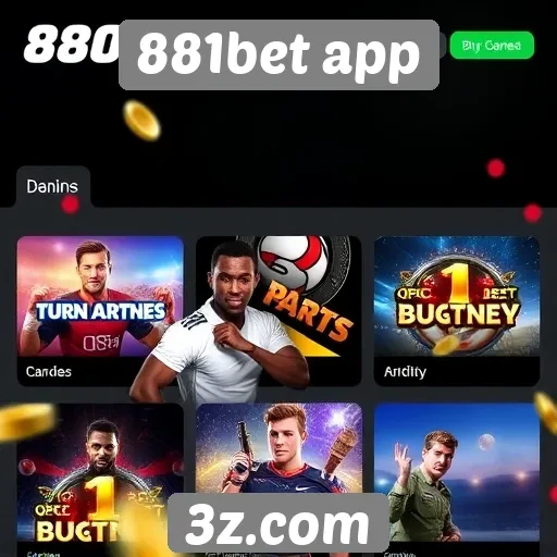 Principais jogos disponíveis no 881bet app